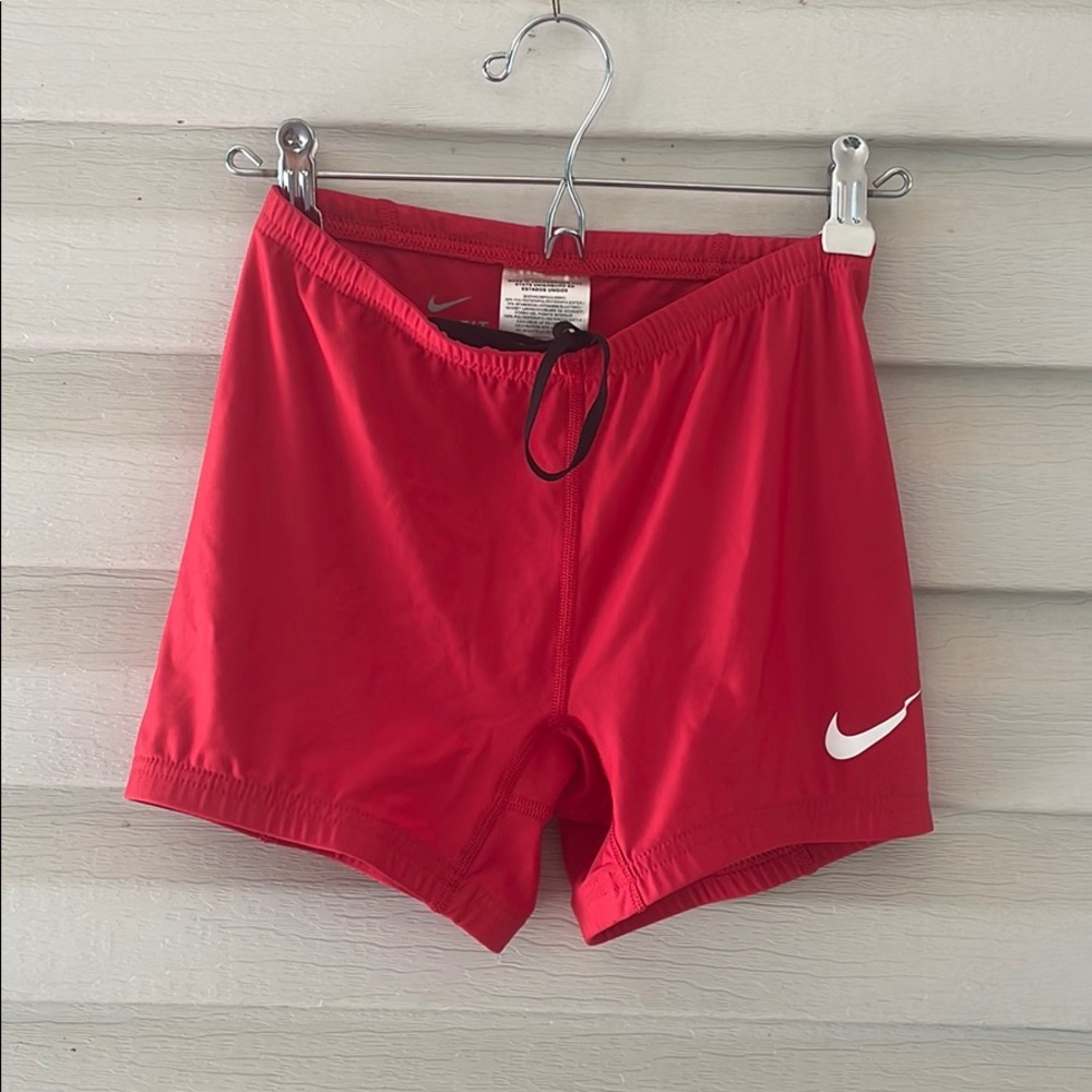 Red Nike spandex
